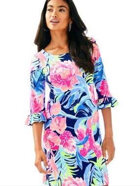 Lilly Pulitzer Sophie Ruffle Dress Tropicolada